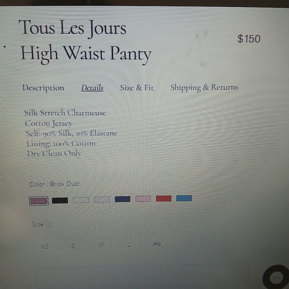 Bnwt Kiki De Montparnasse Tours Les Jours Soft Bra S And High Waist Bottoms - Picture 8 of 12